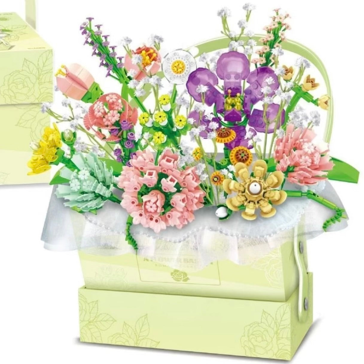 Cajita con flores | 702 Piezas