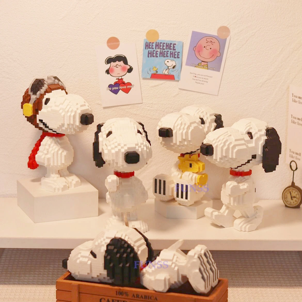 Snoopy armable en bloques