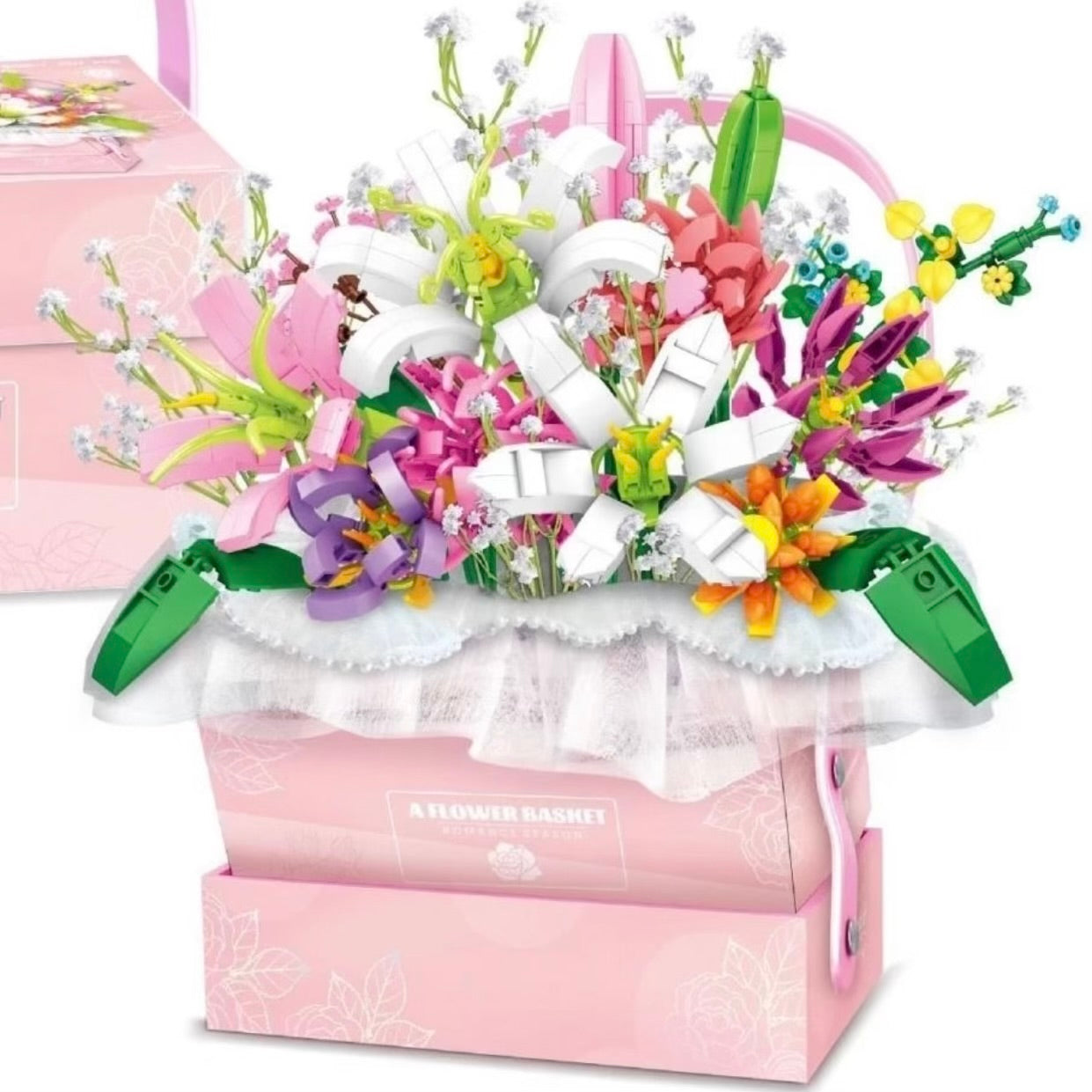 Cajita con flores | 702 Piezas