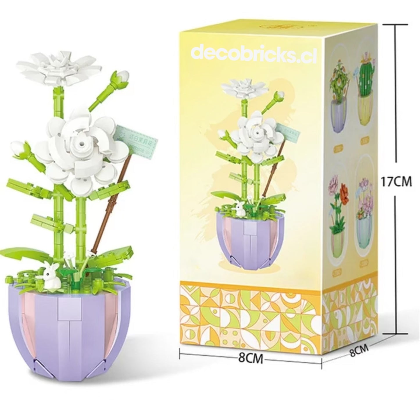 Flores con masetero | 450 Piezas