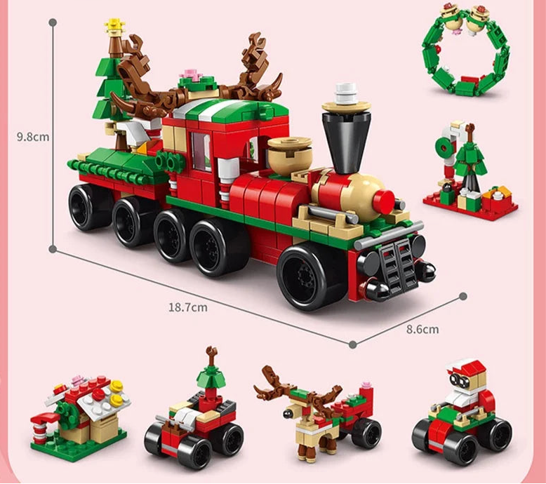 Paquete navideño 8 en 1 | 300 Piezas