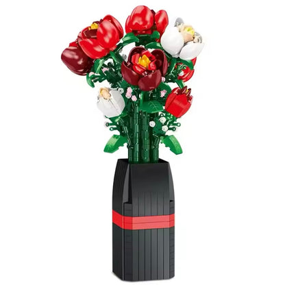 Rosas en masetero | 1378 Piezas