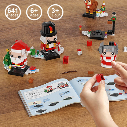 Muñecos navideños 4 en 1 | 641 Piezas