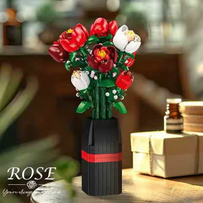 Rosas en masetero | 1378 Piezas