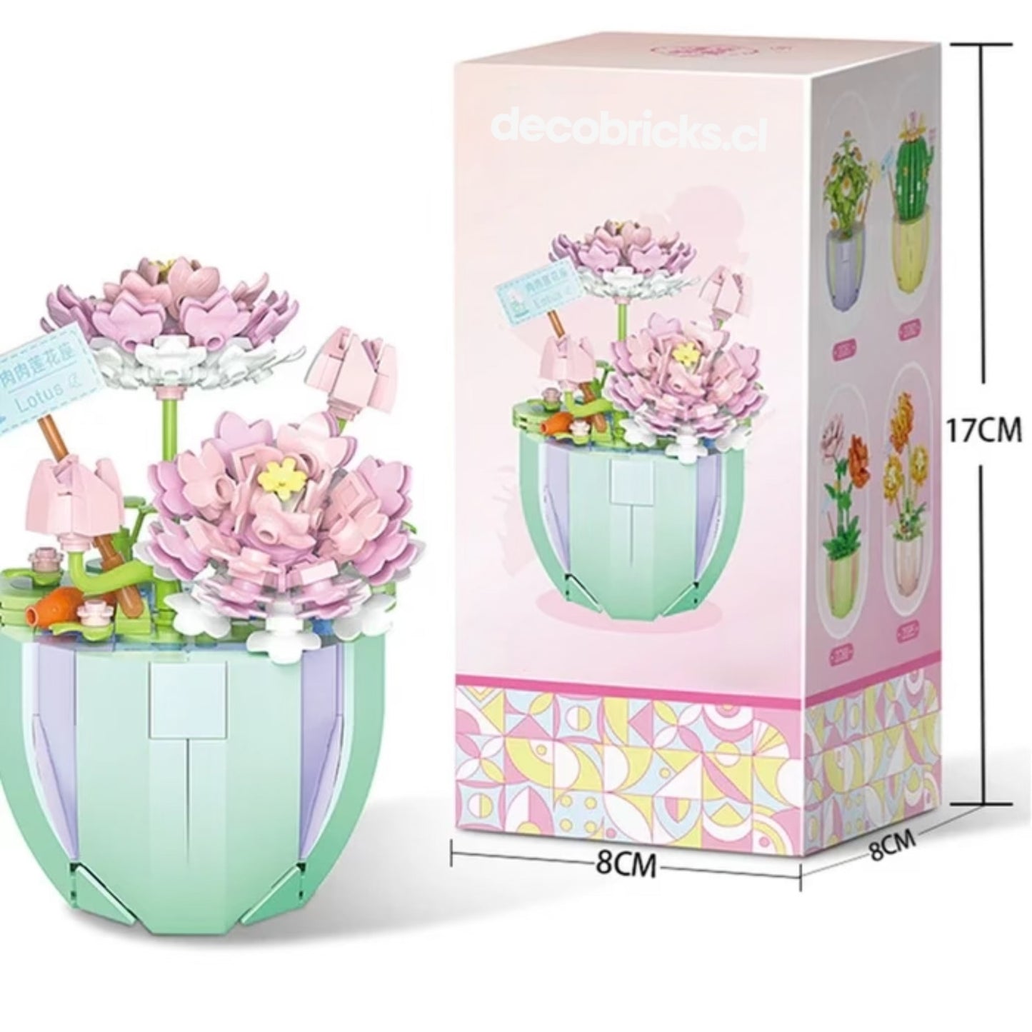 Flores con masetero | 450 Piezas