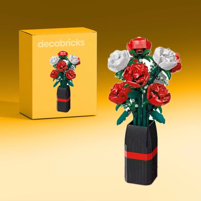 Rosas en masetero | 1378 Piezas