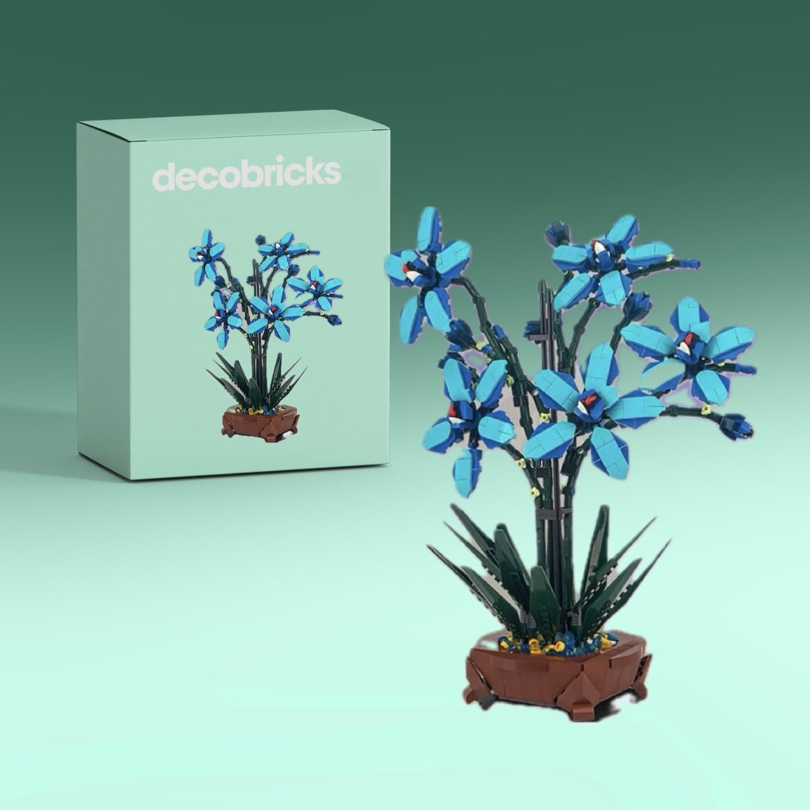 Macetero orquídea azul | 1097 Piezas