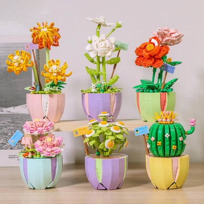 Flores con masetero | 450 Piezas