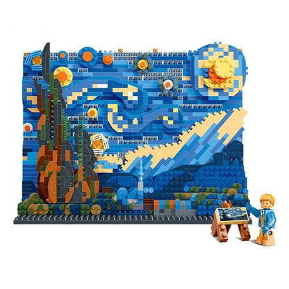 Cuadro de bloques Van Gogh