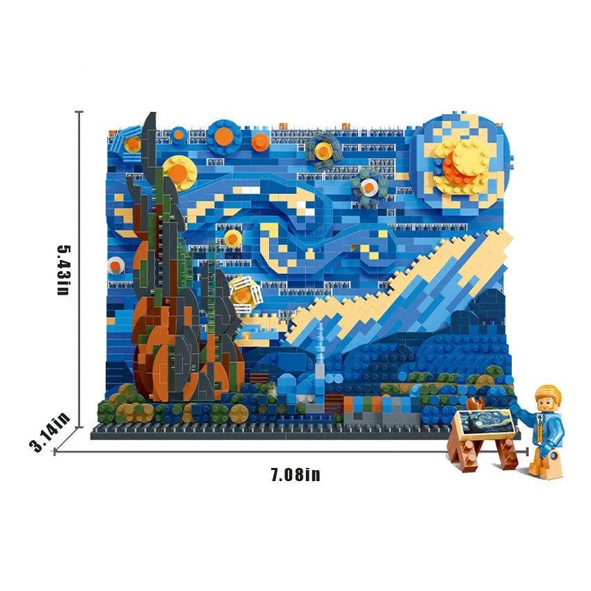 Cuadro de bloques Van Gogh