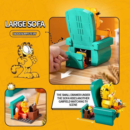 Garfield con silla reclinable