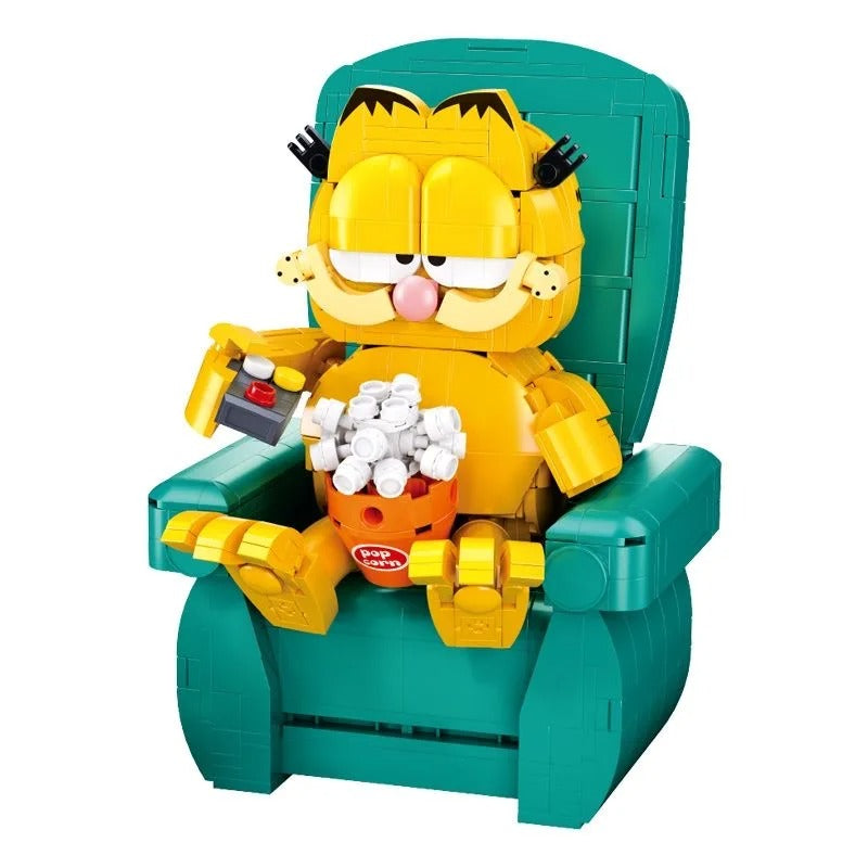 Garfield con silla reclinable