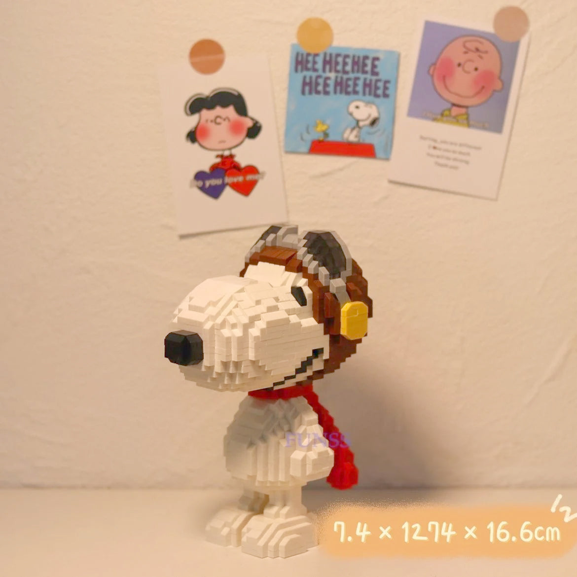 Snoopy armable en bloques